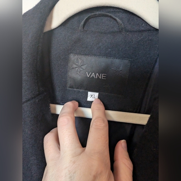 Vane Men's Wool Blend Peacoat XLarge Navy - Picture 3 of 6